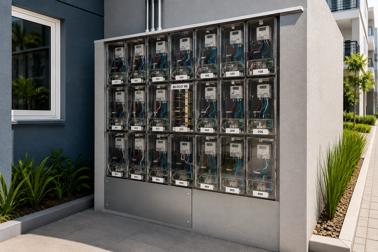 Entrada de energia para adequa&ccedil;&atilde;o t&eacute;cnica