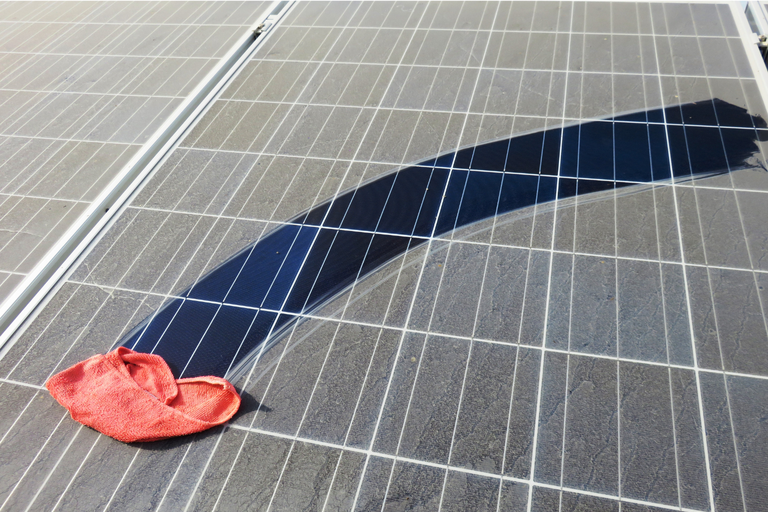 Sistema de energia solar apresentando baixa geração